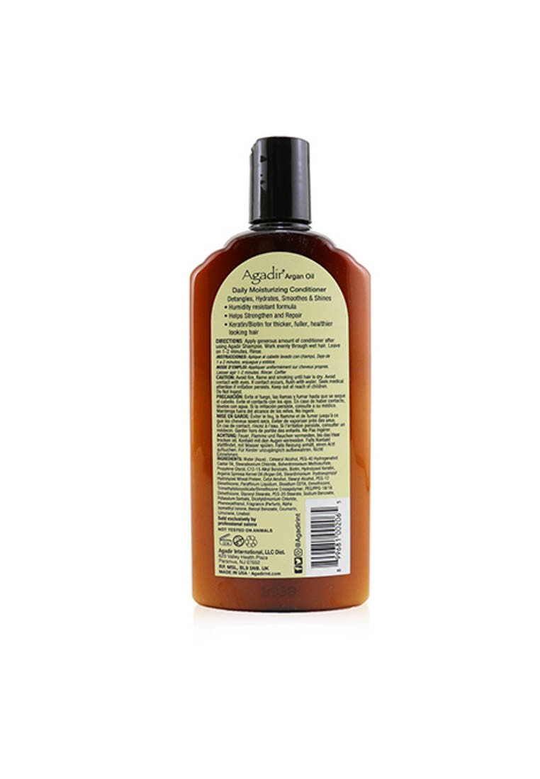 AGADIR ARGAN OIL - Daily Moisturizing Conditioner (Ideal For All Hair Types) 366ml/12.4oz