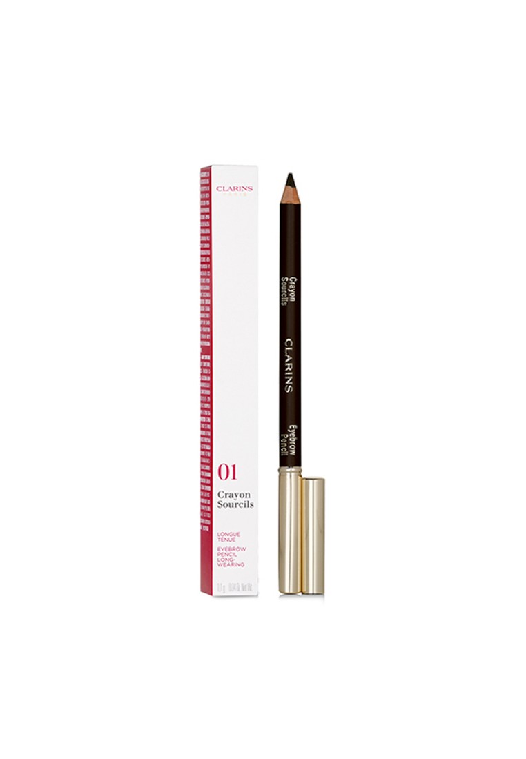 CLARINS - Eyebrow Pencil - #01 Dark Brown 1.1g/0.04oz.