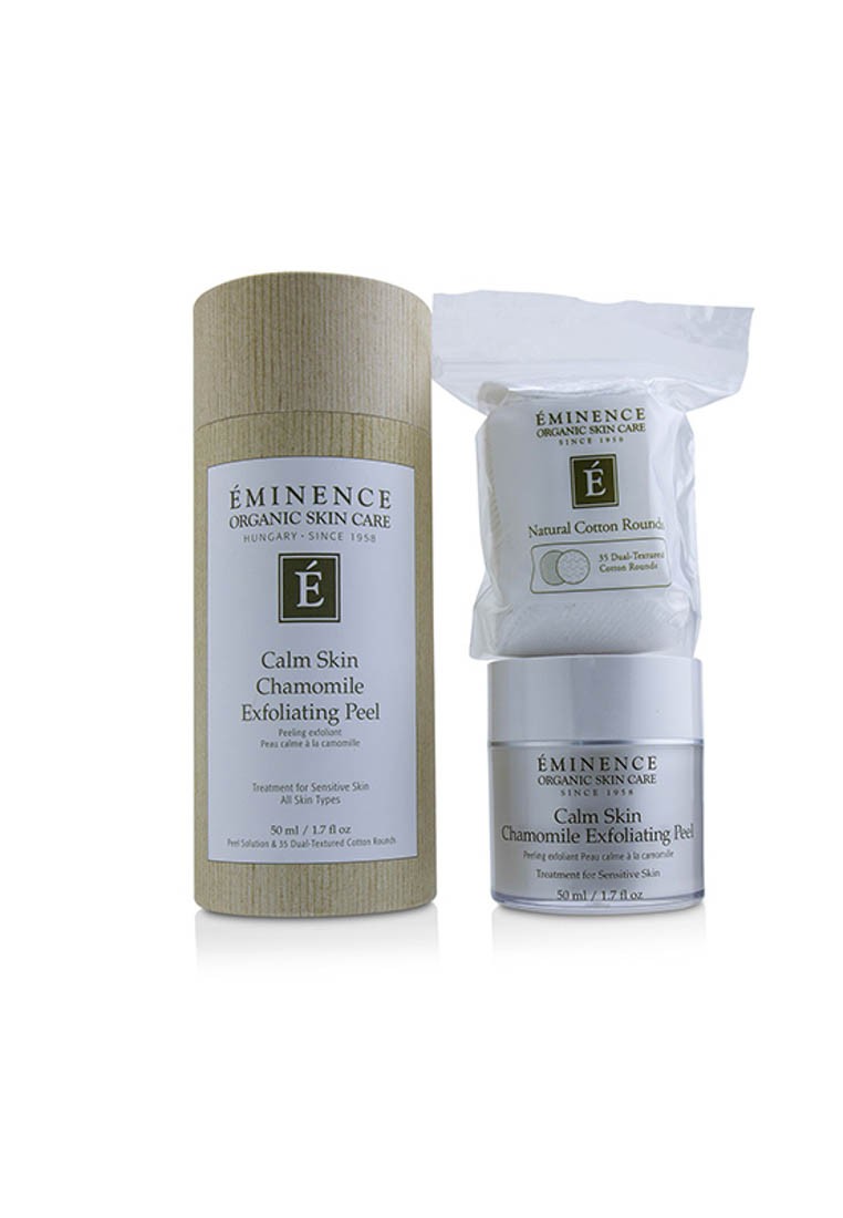 EMINENCE - Calm Skin Chamomile Exfoliating Peel (with 35 Dual-Textured Cotton Rounds) 50ml/1.7oz