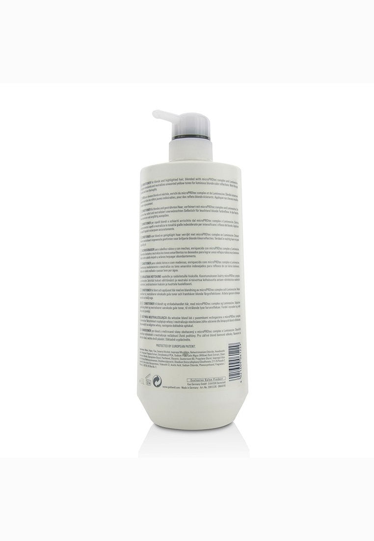 GOLDWELL - Dual Senses Blondes & Highlights Anti-Yellow Conditioner (Luminosity For Blonde Hair) 1000ml/33.8oz