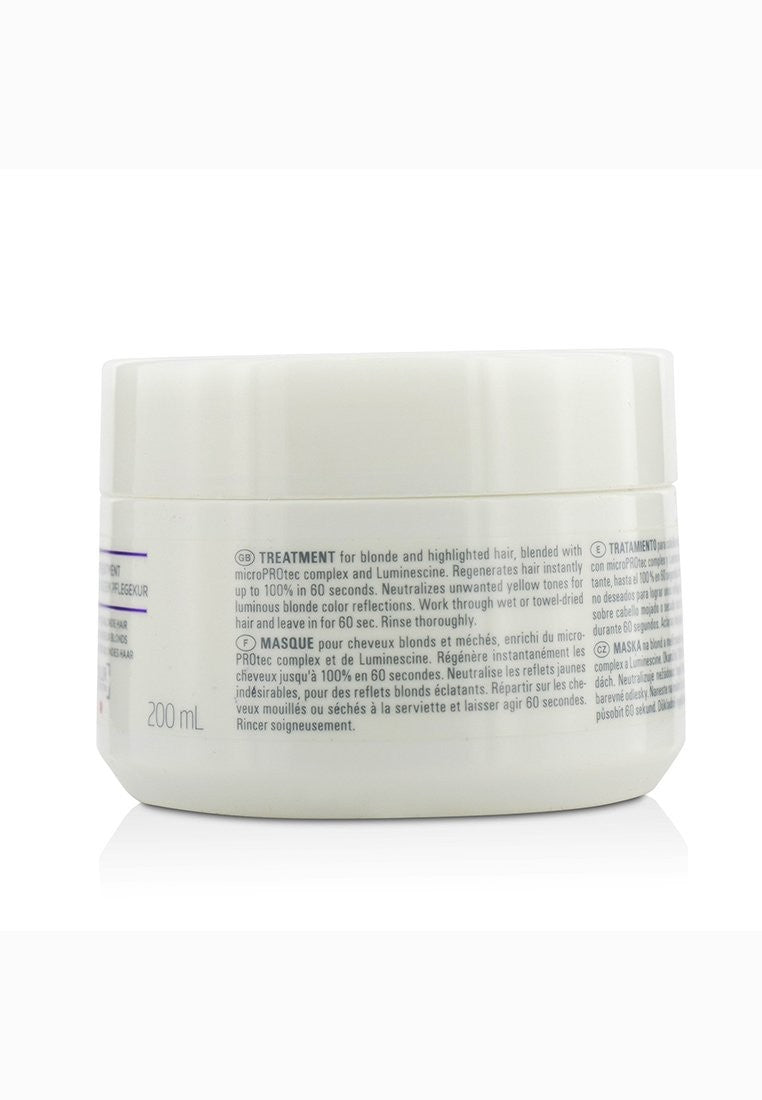 GOLDWELL - Dual Senses Blondes & Highlights 60SEC Treatment (Luminosity For Blonde Hair) 200ml/6.8oz