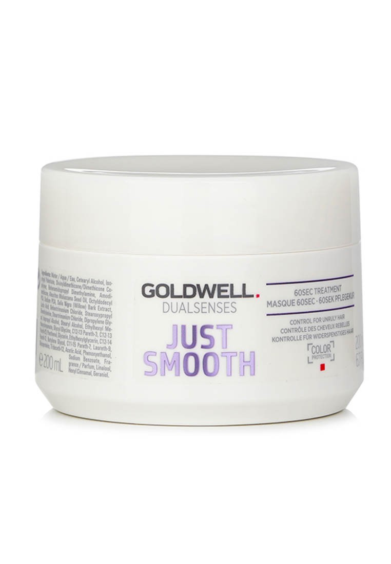 GOLDWELL - Dual Senses Just Smooth 60SEC Treatment (Control For Unruly Hair) 200ml/6.7oz