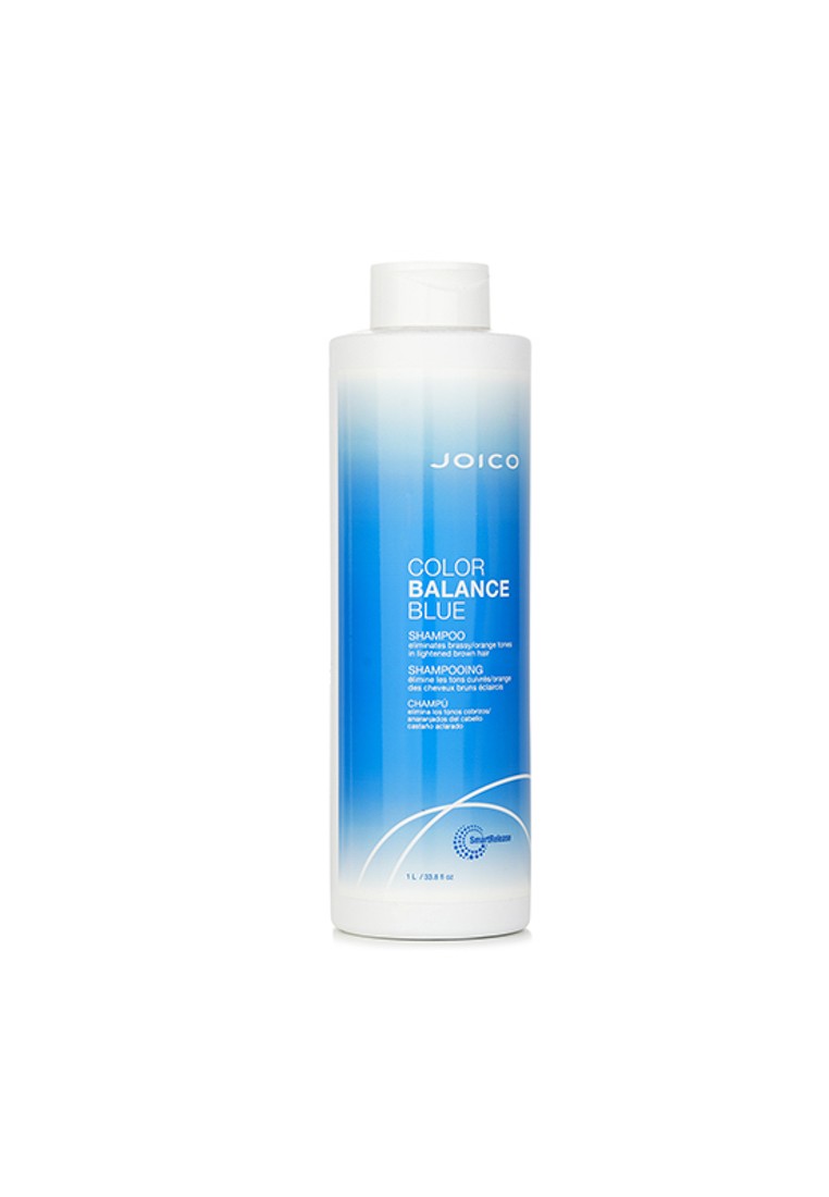 JOICO - Color Balance Blue Shampoo (Eliminates Brassy/Orange Tones on Lightened Brown Hair) 1000ml/33.8oz