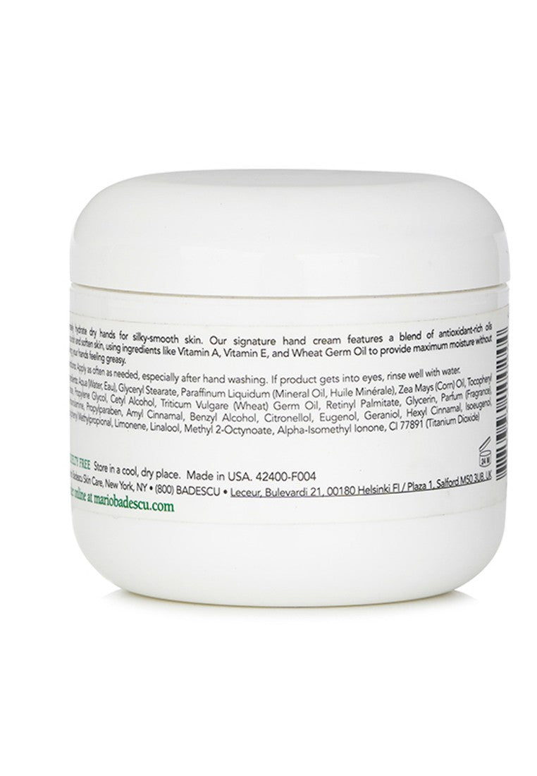 MARIO BADESCU - Special Hand Cream with Vitamin E - For All Skin Types 113g/4oz.