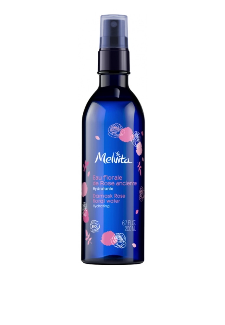 Melvita Damask Organic Rose Floral Water Bottle Spray 200ml