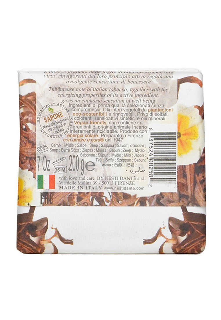NESTI DANTE - Marsiglia Toscano Triple Milled Vegetal Soap - Tabacco Italiano 200g/7oz.
