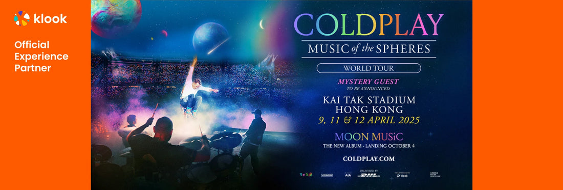 Klook X Coldplay: Music Of The Spheres World Tour