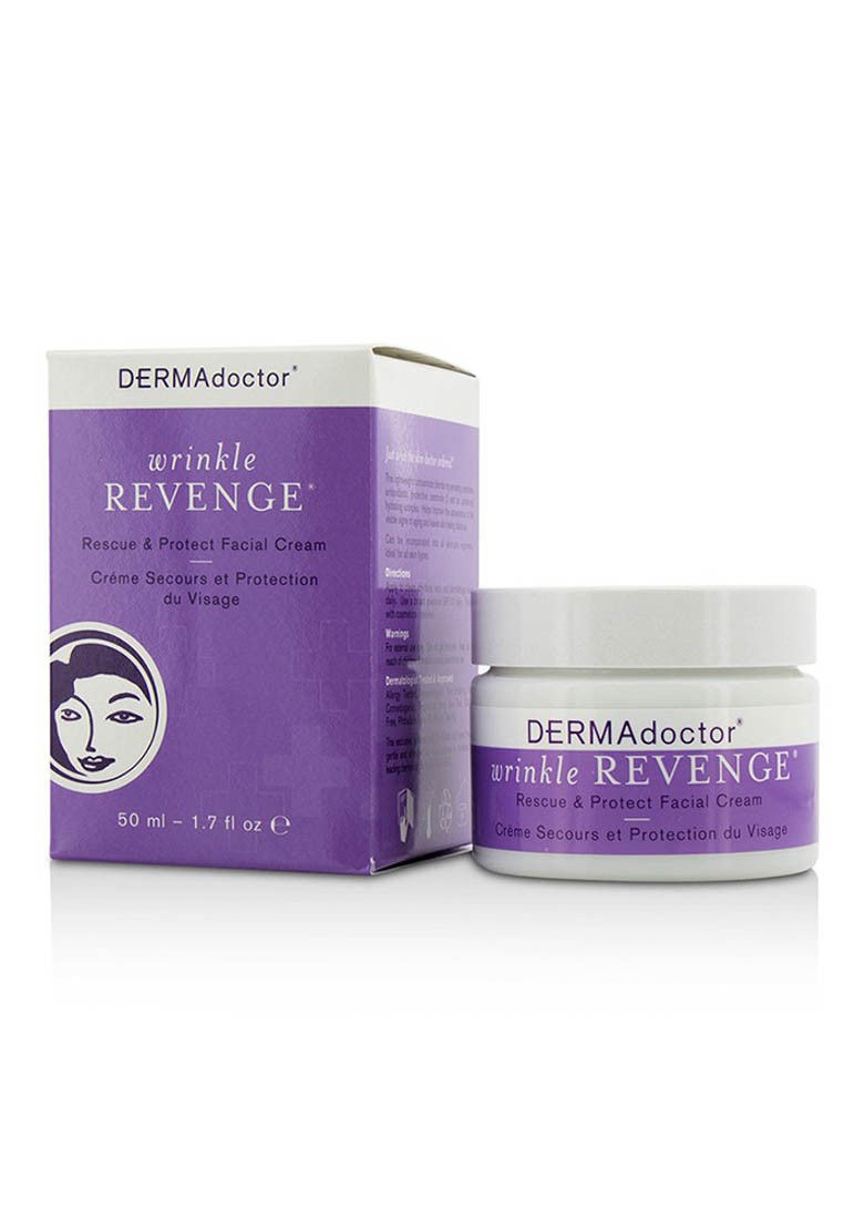 DERMADOCTOR - Wrinkle Revenge Rescue & Protect Facial Cream 50ml/1.7oz.