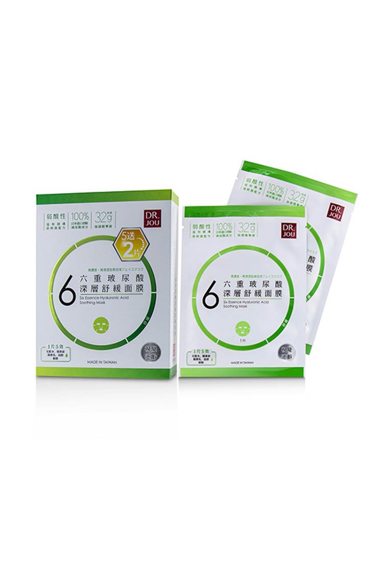 DR. JOU (BY DR. MORITA) - Six Essence Hyaluronic Acid Soothing Mask 7pcs