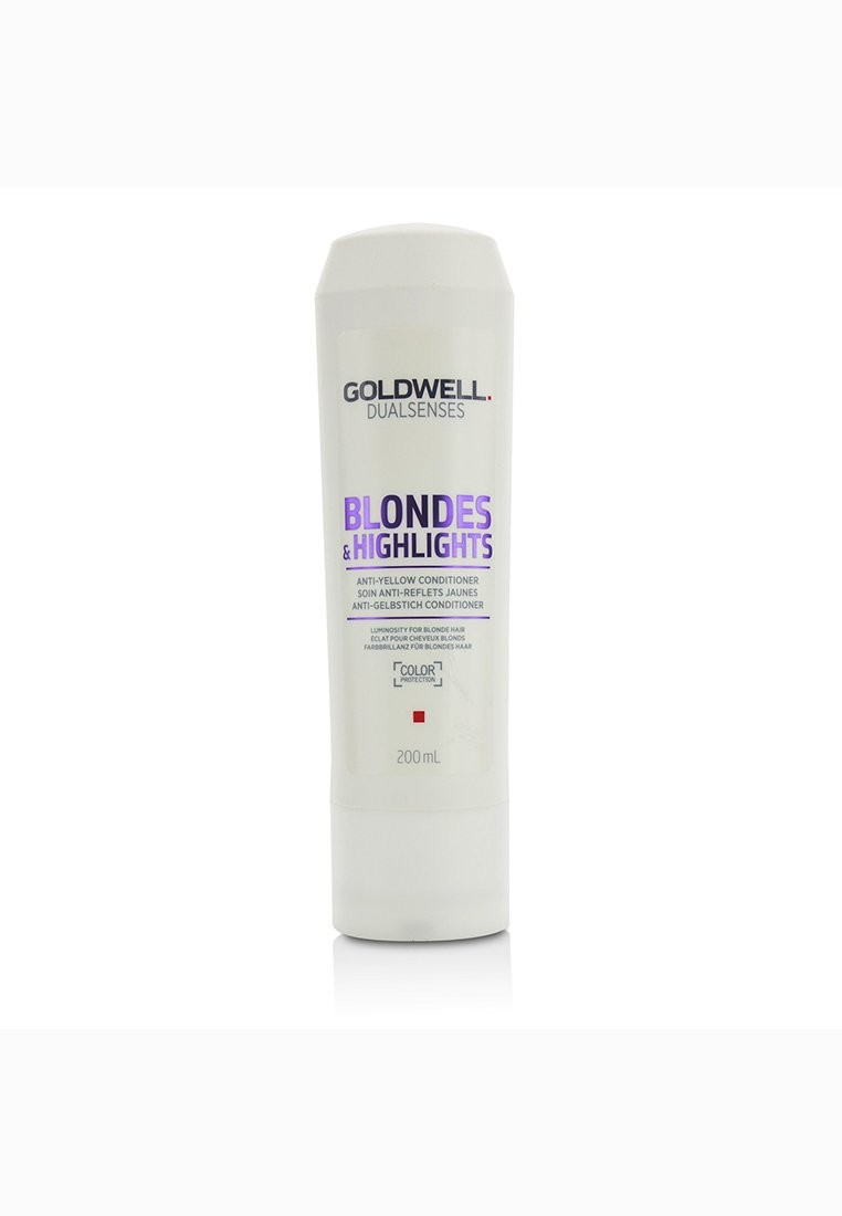 GOLDWELL - Dual Senses Blondes & Highlights Anti-Yellow Conditioner (Luminosity For Blonde Hair) 200ml/6.8oz