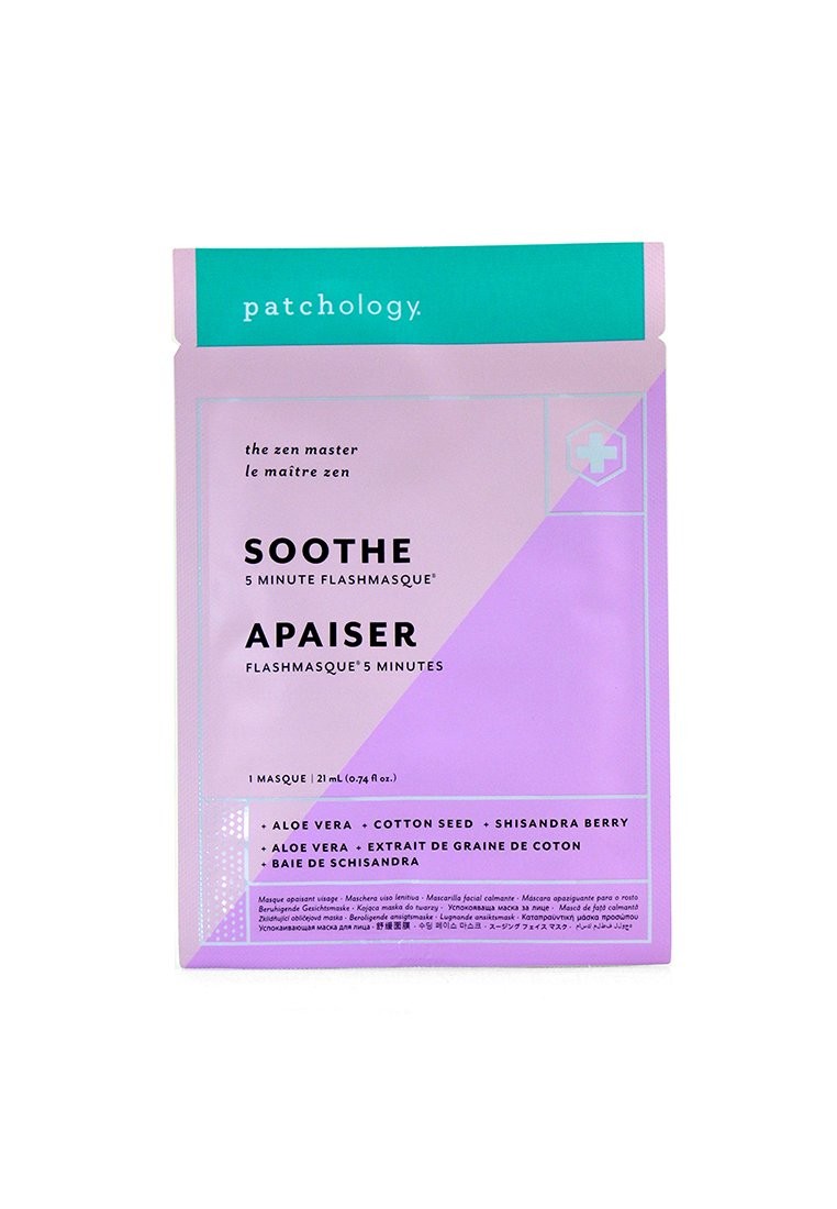 PATCHOLOGY - FlashMasque 5 Minute Sheet Mask - Soothe 4x21ml/0.74oz