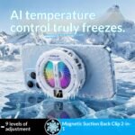 Enfriador para Móvil Magnético con Luces RGB y Chip Semiconductor