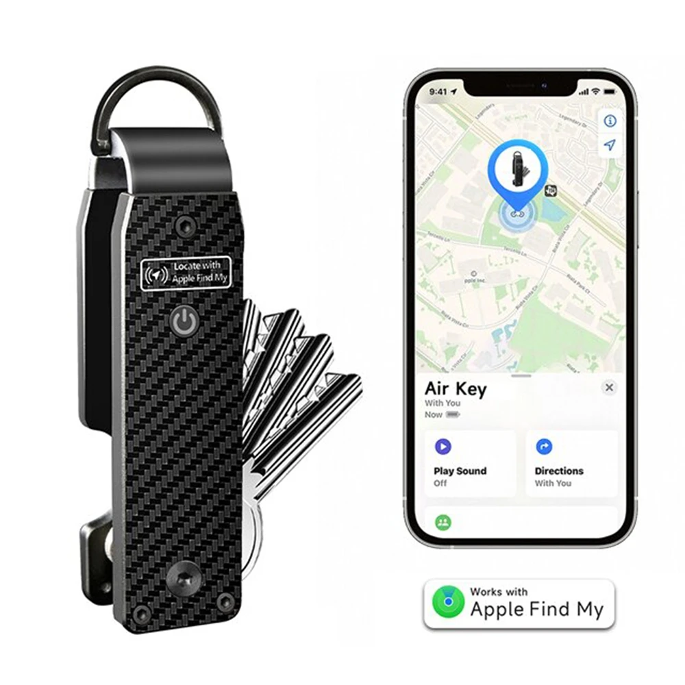Organizador de Llaves Inteligente con Rastreador Compatible con Apple Buscar