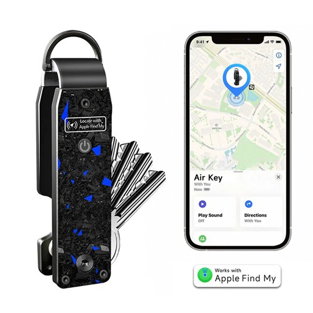 Organizador de Llaves Inteligente con Rastreador Compatible con Apple Buscar