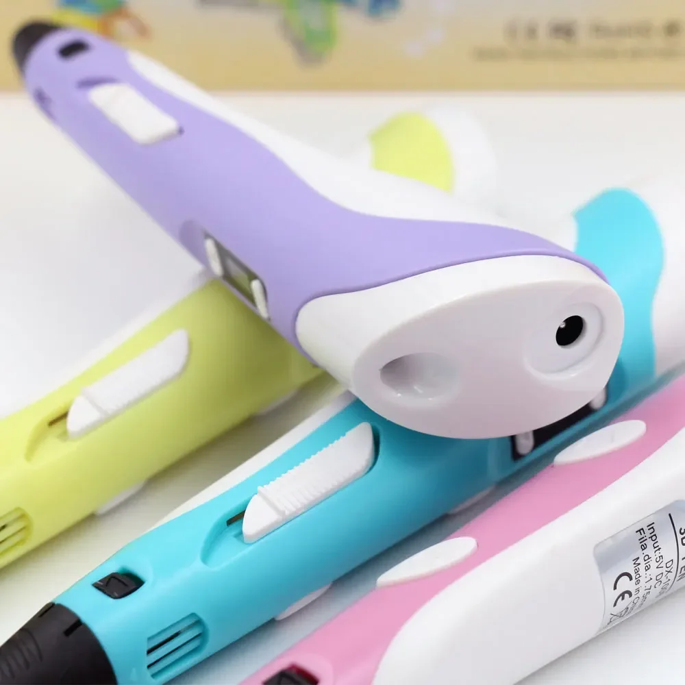 Bolígrafo 3D para niños con pantalla LCD – Dibuja figuras en el aire