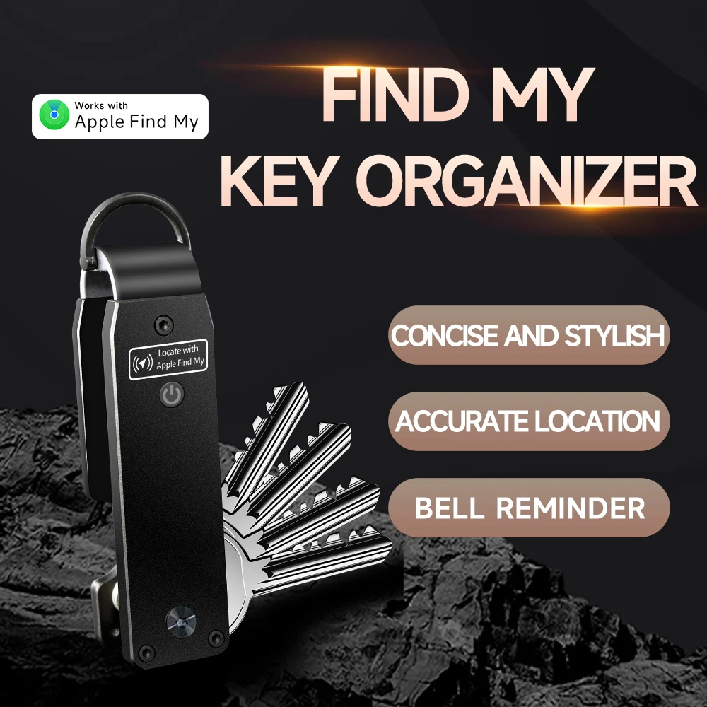 Organizador de Llaves Inteligente con Rastreador Compatible con Apple Buscar