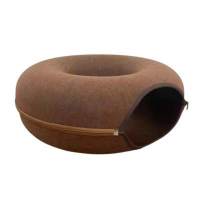 Cama túnel para gatos de fieltro modular con cremallera - 6