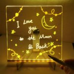 Tablero de Notas LED Acrílico para Organizar tu Escritorio